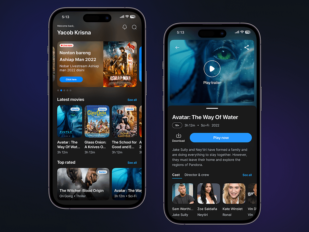 Movie/Entertainment App